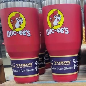 Buc-ees 40oz Yukon Tumbler Red Cup New - ONYL 1
